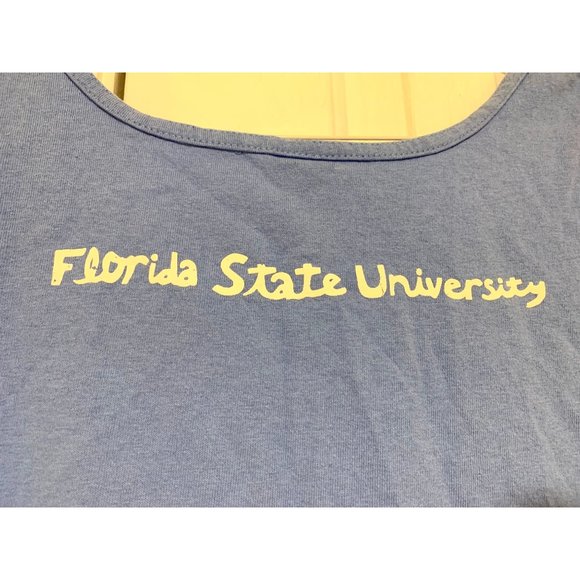 Chi Omega Summer 2018 Tank Top T-Shirt - Florida State - Size L - Blue - Picture 6 of 6